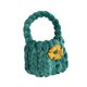 thumbnail image 3 of Bolso de crochet para mujer, con asa superior, elegante y suave, para fiesta de trabajo. verde oscuro, 3 of 9