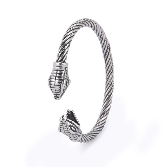 EUEAVAN Viking Animal Cuff Bangles Stainless Steel Bracelet Nordic Vintage Jewelry