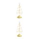thumbnail image 3 of Advancent Luz de noche brillante para árbol de Navidad, hierro forjado exquisito para decoración de dormitorio y sala de estar Oro L 2Conjunto, 3 of 6