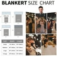 thumbnail image 6 of Custom Blanket with Text Photos Customized Blanket Personalized Throw for Adult Kid Birthday Wedding Christmas Halloween Fathers Mothers Valentines Day Gift Couch Sofa Bedroom 40"x 30", 6 of 6