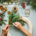 thumbnail image 4 of Musbetu Branche de Pin Simulée Fausse Verdure Feuillage Brindille de Pin Artificielle avec Pommes de Pin Baies Rouges pour Bricolage Couronne Vases pour la Maison Noël Fêtes d'Hiver, 4 of 7