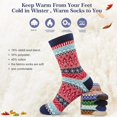 thumbnail image 3 of Holzlrgus Women Socks Winter - Gifts for Women - Warm Thick Soft Wool Socks Christmas Gifts Socks Cozy Crew Socks, 3 of 6