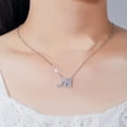 thumbnail image 6 of 26 Initial Letter Name CZ Pendant Necklace for Women Party Fashion DIY Jewelry, 6 of 8
