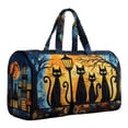 thumbnail image 2 of Hippie Journey Van Quilted Duffel Bag, Boho Bag Vintage Floral Hippie Van Travel Duffle Bag, Boho Travel Weekender Bags, 2 of 7