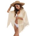 thumbnail image 1 of Pareos de Playa Bohemios para Mujer, Pareos de Transparente para Bikini, Faldas para Trajes de Baño. Albaricoque Talla Única, 1 of 8