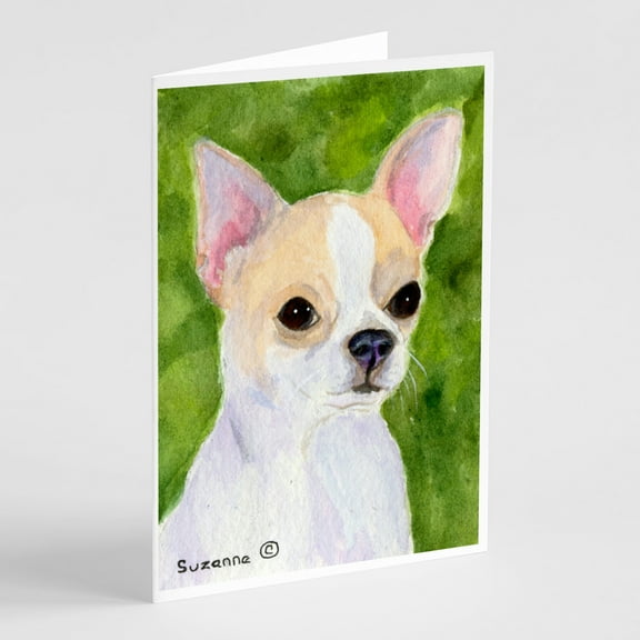 Chihuahua Greeting Cards and Envelopes Pack of 8