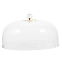 GETAJGHSD Elegant Clear Dome for Cake in Round Shape 1Pcs 10.4In