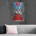 thumbnail image 6 of Luxe Metal Art 'Blue Flamingo' by Loui Jover, Metal Wall Art, 24"x36", 6 of 9