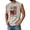 Dark Gray, variant on Patriotic Men's Sleeveless Tee with 250 Years Freedom Graphic and Classic American Flag Design Featuring Vintage Distressed Look Crew Neck Cut Light Brown S