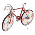 thumbnail image 1 of juguete miniatura 1:10 Modelo de Bicicleta Diecast Colección de Decoración de Regalo de Bicicleta de Montaña de Juguete , Rojo Baoblaze Juguetes de bicicleta en miniatura, 1 of 8