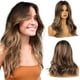 thumbnail image 3 of Europeo y el estilo de la peluca de las mujeres de longitud media peluca rizada natural de la cara en forma de onda grande peluca Set, 3 of 8