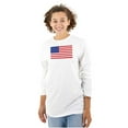 thumbnail image 3 of Classic American Flag USA Pride Plus Size Long Sleeve Graphic Tee Shirt Brisco Brands 2X, 3 of 6
