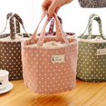thumbnail image 2 of Chica Niños Tote Con Aislamiento Térmico Encaje Punto Almuerzo Bolsa De Transporte Enfriador Contenedor De Almacenamiento Bolsa De Picnic Po BLESIY El almuerzo Bolsa de Con, 2 of 8
