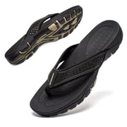 HOBIBEAR Mens Flip Flop Thong Sandals Indoor and Outdoor(Size 7.5-14Men)
