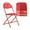 Red, variant on MoNiBloom Folding Plastic Chair, 10 Pack Portable Commercial Seat with Fan Back, for Wedding Camping, Red