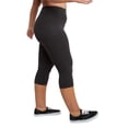 thumbnail image 4 of JMS by Hanes Women's Plus Size Stretch Jersey Capri Legging, 4 of 6