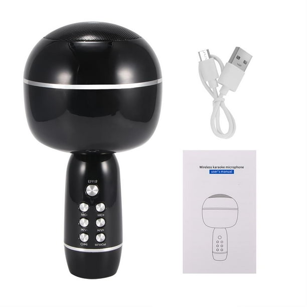 Micrófono De Karaoke Inalámbrico Bluetooth Micrófono De Hongo Portátil Para Android Para Iphone Para Pc seitruly EL014334-03
