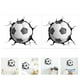 thumbnail image 2 of EeaseMX 2 hojas de pegatinas de pared rotas de fútbol, balones de fútbol, pegatinas decorativas para guardería., 2 of 7