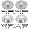 thumbnail image 3 of PowerStop Front and Rear Z26 Street Warrior Carbon-Fiber Ceramic Brake Pad and Drilled and Slotted Rotor Kit Fits: ACURA Select Models K2441-26, 3 of 9
