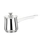 thumbnail image 4 of Cafetera, hervidor de leche, tetera robusta, resistente al calor y moderna de acero inoxidable. 1080 ml, 4 of 9