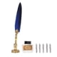 thumbnail image 3 of Pluma Bling Bling Exquisita vintage Elegante de acero inoxidable escritura suave azul, 3 of 12