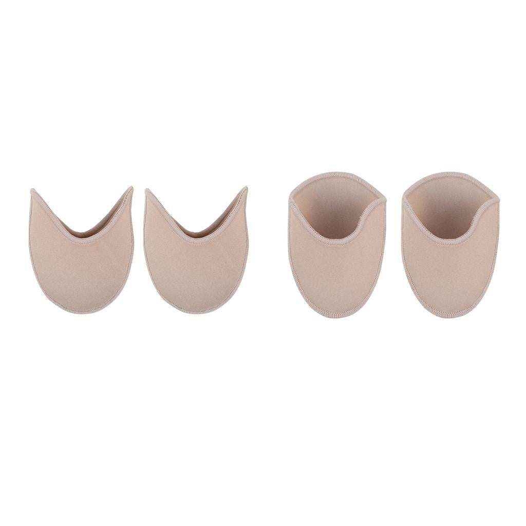 Fabric Ballet Toe Pouches Cushion Toe Caps Soft Toe Covers Toe Protectors