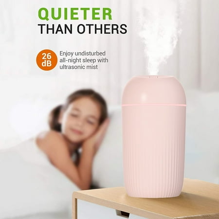 

Cool Mist Humidifier Diffuser 300ml Small Humidifiers for Bedroom with Star Radiator