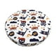 thumbnail image 1 of Balery Pirate Theme Fundas de asiento para taburete de bar redondo de tela de terciopelo ajustables que protegen de arañazos y manchas para sillas de 14 a 17 pulgadas.-12 inch, 1 of 7