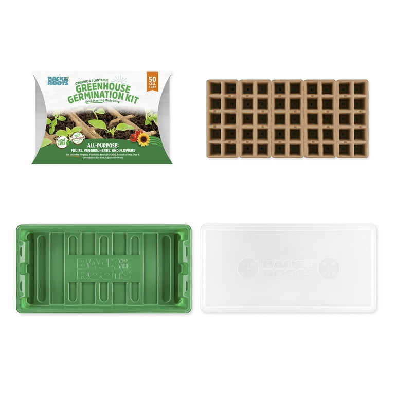 Back to the Roots Germination Kit with 50 Cell Plantable Tray