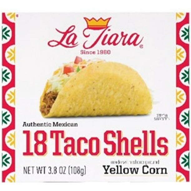 La Tiara Authentic Mexican Taco Shells, 4.2 oz, 18 ct