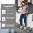 thumbnail image 3 of Kitchen Mats Anti Fatigue Mats for Kitchen Floor Non Slip Boho Kitchen Rugs Set of 2 Cushioned Kitchen Floor Mat Memory Foam Kitchen Mats for Floor Colorful Comfort Mat for Standing,17x28+17x47inch, 3 of 5