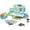 Blue, variant on INTMEDIC Pretend Play Calculator Cash Register Toy as Preschool Gift for Kids, Classic Count Toy with Sound, Microphone, Scanner, Pretend Credit Card, Play Food for Boys & Girls