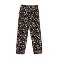 thumbnail image 5 of Goofa Daisies Flowers Printed Soft Pajama Pants for Men, Wide Leg Comfy Casual Lounge Yoga Pants-Medium, 5 of 9