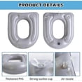 thumbnail image 2 of Adjustable height toilet cushion for elderly with suction cups, 2 of 4