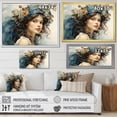 thumbnail image 4 of Designart "Stylish 1830S Genteel Portrait" Fashion Floater Framed Canvas Wall Art, 4 of 7
