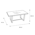 thumbnail image 4 of Set de Sala Muebles de Jardín Naterial 1 Sofá 2 Sillones 1 Mesa de Centro Tipo Ratán con Cojines Modelo Medena, 4 of 5