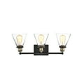 thumbnail image 3 of CHLOE Bonnie Contemporary 3 Light Rubbed Bronze Bath Vanity Fixture 24" Width, 3 of 7