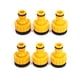 thumbnail image 1 of Adaptador de grifo de 6 piezas de 1/2 y 3/4 de pulgada, accesorios de manguera para lavadora, adaptador de conector rápido, adaptador de manguera de riego para grifo de jardín, 1 of 5