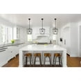 thumbnail image 2 of Living District Maddox 1-Light Transitional Metal Pendant in Black, 2 of 3
