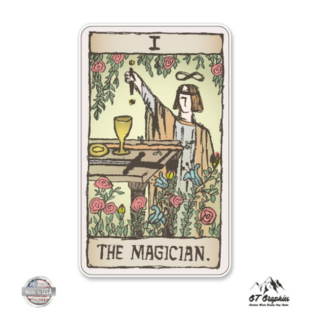 september Tal til Reporter The Magician Tarot Card - 12" Vinyl Sticker Waterproof Decal - Walmart.com