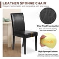 thumbnail image 3 of FDW Dining Chairs Set of 4 Dining Side Chairs for Home Kitchen Living Room, Black (Set of 4), 3 of 7