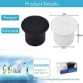 thumbnail image 4 of Bandejas de cubitos de hielo de silicona 3D, moldes de cubitos de hielo de oso polar y pingüino sin BPA para whisky escocés, paquete de 2 TUNC Sencillez, 4 of 5