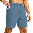 thumbnail image 6 of Casual Shorts for Men Stretch Flat Front Hybrid Golf Shorts 8 Inch Inseam Qick Dry Dress Work Shorts with Pockets,2XL, 6 of 6