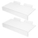thumbnail image 2 of GOOHOCHY 2 estantes de pared con listones transparentes para zapatos, para tiendas minoristas, 2 of 8