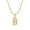 B, variant on Stainless Steel Initial A-Z Necklace for Women Tiny Letter Pendant Necklace B