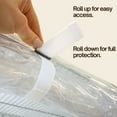 thumbnail image 2 of Covered Living Storage Shelving unit cover See Through PVC, fits Racks 48" Wx24 Dx72 H All Clear PVC (Cover only), 2 of 9