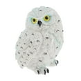 thumbnail image 2 of Almencla Figurines de Hibou Statues Réalistes Sculptures Épouvantail - Hibou Blanc 10cm, 2 of 8