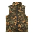 thumbnail image 4 of Garronmavis Camo Hunting Forests Full Zip Vest Stand Collar Girl Vest Size 9-10 Stylish Zipper Winter Sleeveless Jacket with Pockets Wind Proof Sleeveless Outwear Vests for Daily Life, 4 of 7