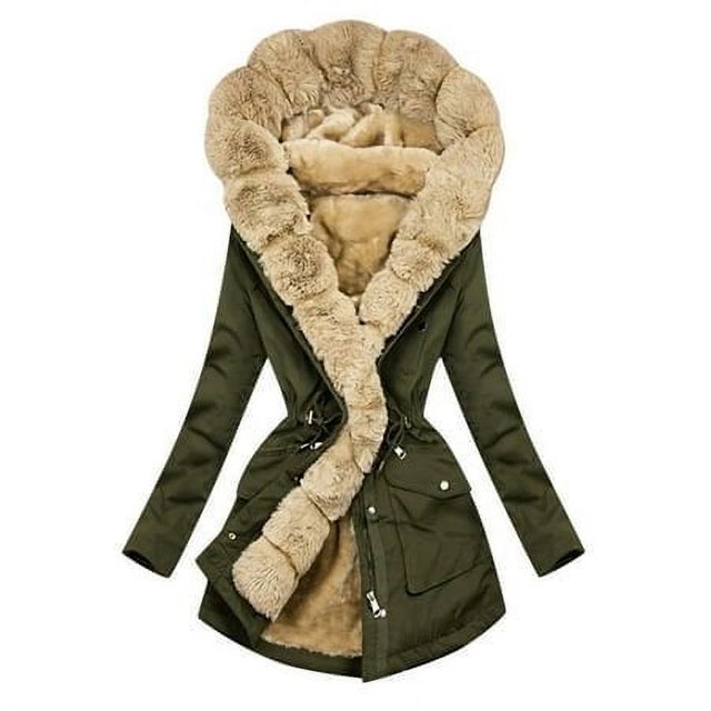 MKLEKYY Vestes d'Automne pour Femmes Grande Taille Cardigan Ouvert à Capuche Couleur Unie Confortable avec Boutons devant Veste Décontractée