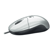 Logitech Pilot Optical Mouse 931781-0914 Silver Wired USB + PS/2